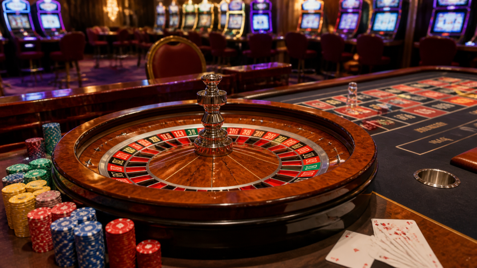 Situs Slot dengan Antarmuka Modern dan Navigasi Praktis Tavolo da casinò con roulette e carte per il tema casino italiani non aams